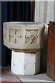 St Nicholas, Little Chishill - Font