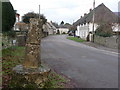 Sydling St. Nicholas: remains of stone cross