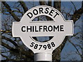 SY5898 : Chilfrome: detail of finger-post by Chris Downer