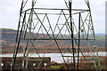 J4698 : Pylon and power lines, Kilcoan, Islandmagee (2) by Albert Bridge