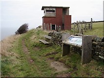 NZ9900 : Bent Rigg Coastguard Lookout and Heritage Coast Information Board by Ian Paterson