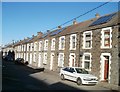 Solar panels, Railway Terrace, Tir-Phil