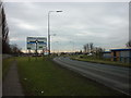 Approaching Ashby Ville Roundabout, Scunthorpe