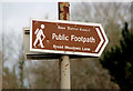 Public path sign, Killyleagh