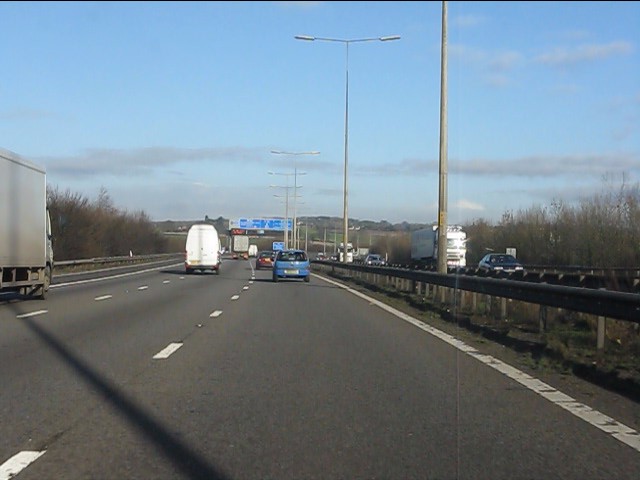 M5 Motorway west of Bromsgrove © Peter Whatley :: Geograph Britain and ...