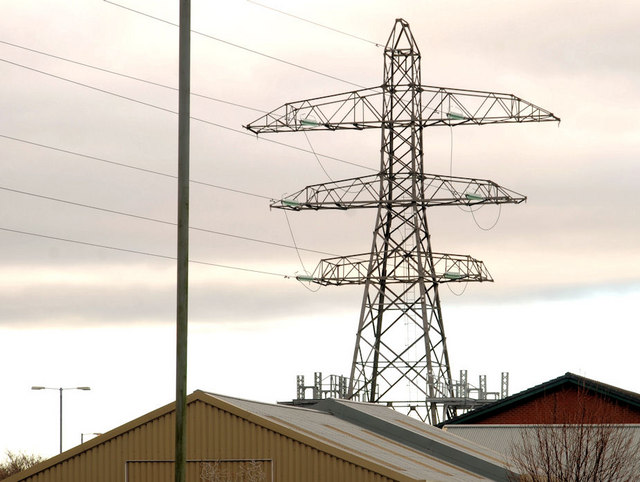 Pylons and power lines, east Belfast (9)
