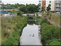 The River Ravensbourne near Bankside Avenue, SE13