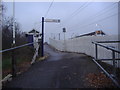 Entrance to northbound platform, Grange Park station