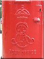 Edward VII postbox, Bromley Road / Bargery Road, SE6 - royal cipher