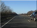 SJ5611 : A5 heading straight for Shrewsbury by Peter Whatley