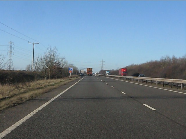 A5 south of Upton Magna