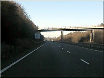 SJ5312 : A5 - minor road overbridge north of Preston by Peter Whatley