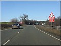 Shrewsbury Ring Road approaching Churncote roundabout