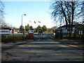 The entrance to Normandy Barracks, Leconfield