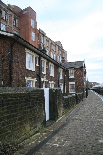 Canal side houses, Wigan