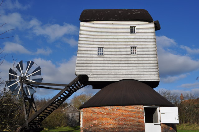 Garboldisham Post Mill - External View