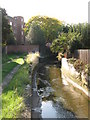 The River Ravensbourne south of Bamford Road, BR1