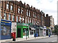 Shops and flats in Lee High Road, SE13