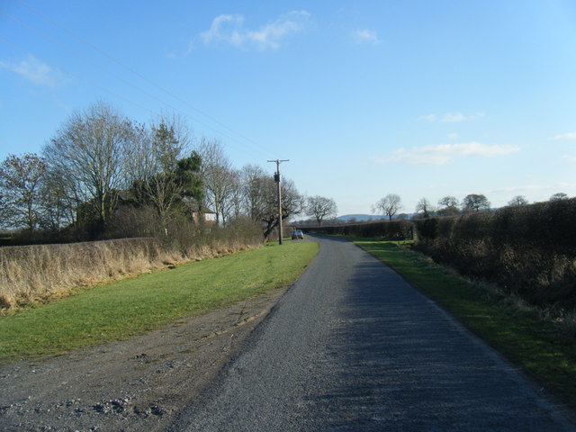 Lane near Hatton House