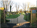 Banham churchyard extension by Hunt