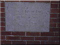 Memorial stone on Kirdford Chapel