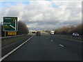 SJ3556 : A483 at junction 7 (B5102) by Peter Whatley