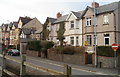 Newport : Stow Hill houses west of Brynhyfryd Avenue