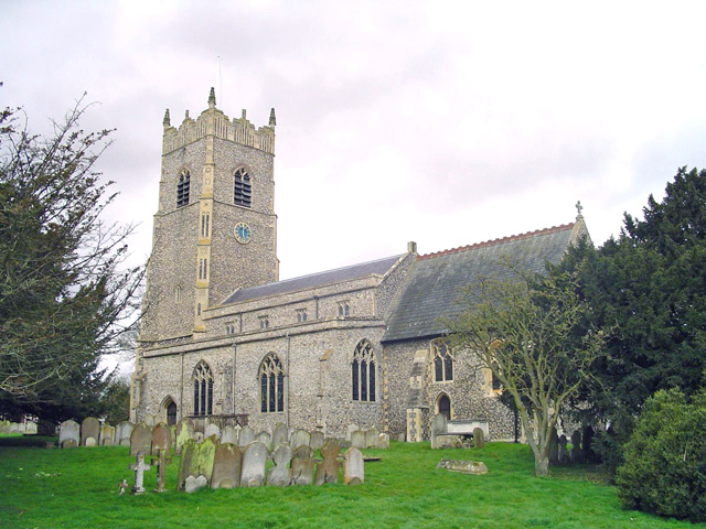 Garboldisham St John the Baptist's... © Adrian S Pye cc-by-sa/2.0 ...