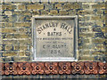 Former Stanley Hall & Baths, Tufnell Park - foundation stone