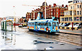 Tram No. 626 in Sandcastle livery, Promenade, North Shore, Blackpool