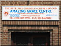 Sign for the Redeemed Christian Church of God Amazing Grace Centre, 3 Creekside, SE8