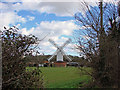 Stanton Post Mill from the road