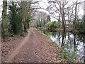 Towpath towards the lock