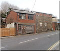 Light on in apparently derelict building, Clarence Road, Pontypool