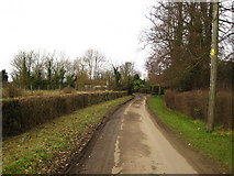 TM1861 : Lane near Winston Church by Chris Holifield