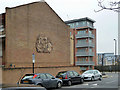 Block of flats with relief mural