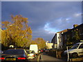 Storm clouds over Church Lane