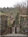 Footpath out of Churchyard Crewkerne