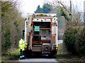 Bin day, near Fridays Ham Lane, east of Ashton Keynes