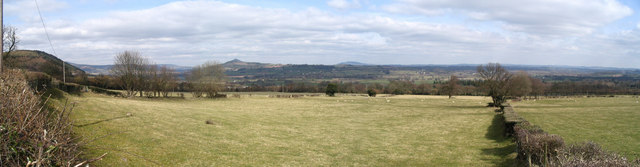 View from Upper Llanover across the Usk valley