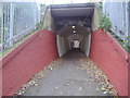 Entrance to foot tunnel under railway, Bethune Park