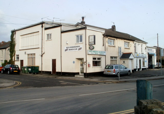 Risca Workingmens Branch Club © Jaggery :: Geograph Britain and Ireland