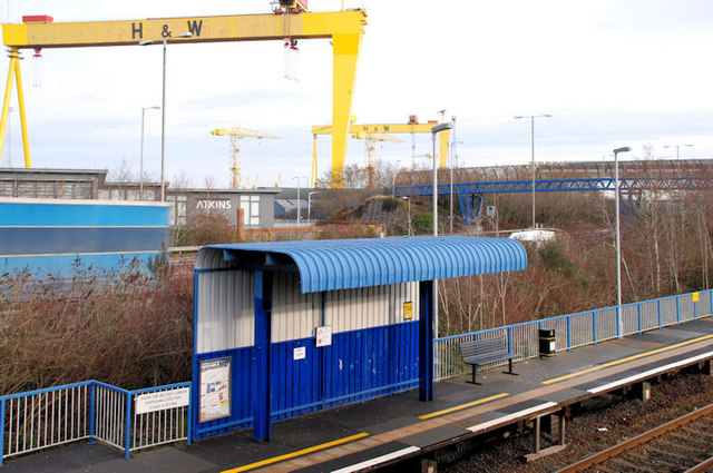 Passenger shelters, Bridge End station, Belfast (2)