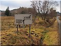 Old road sign, Catlodge