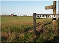 Public footpath to Little Maplestead parish church