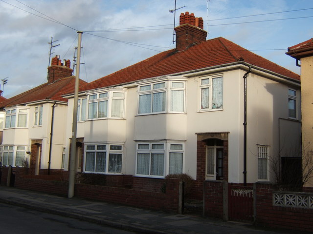 Houses on Borough Road, Bridlington