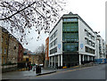 Recently completed apartment block near College Green, Bristol