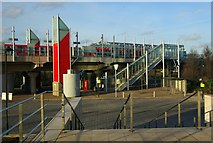 TQ4280 : Royal Albert Docklands Light Railway station by Jim Osley