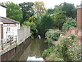 The River Ravensbourne south of Farnaby Road, BR2