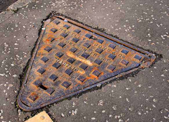 "Hartlid" manhole cover, Bangor